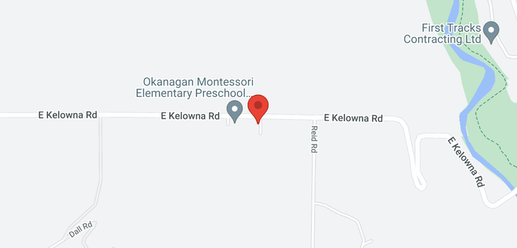 map of 3489 East Kelowna Road